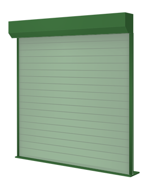 Shop roller shutters