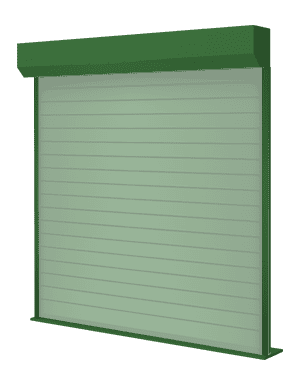 Shop roller shutters